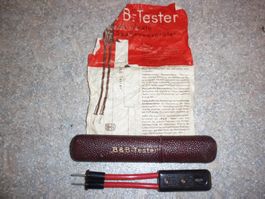 Spannungsprüfer , antik , ( B & B )