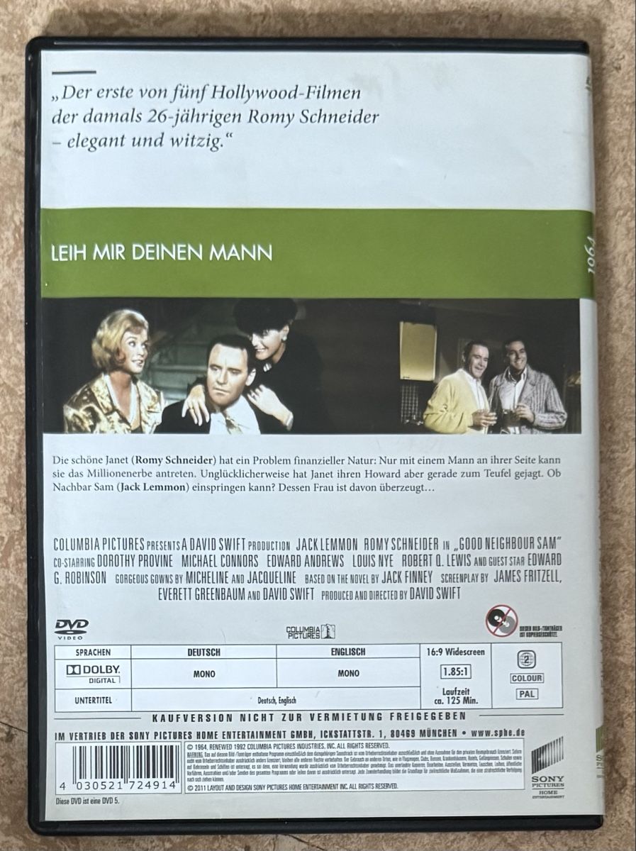 Alle DVDs: LEIH MIR DEINEN MANN – Neu (gemäss Beschreibung) aus Dietikon von AndreaSch01 1