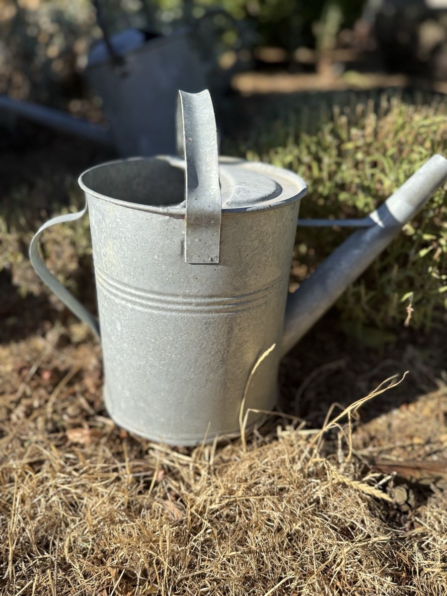 Bewässern & Giessen: Gartengiesskannen Zink – Gebraucht aus St. Pantaleon von Ymanu 5