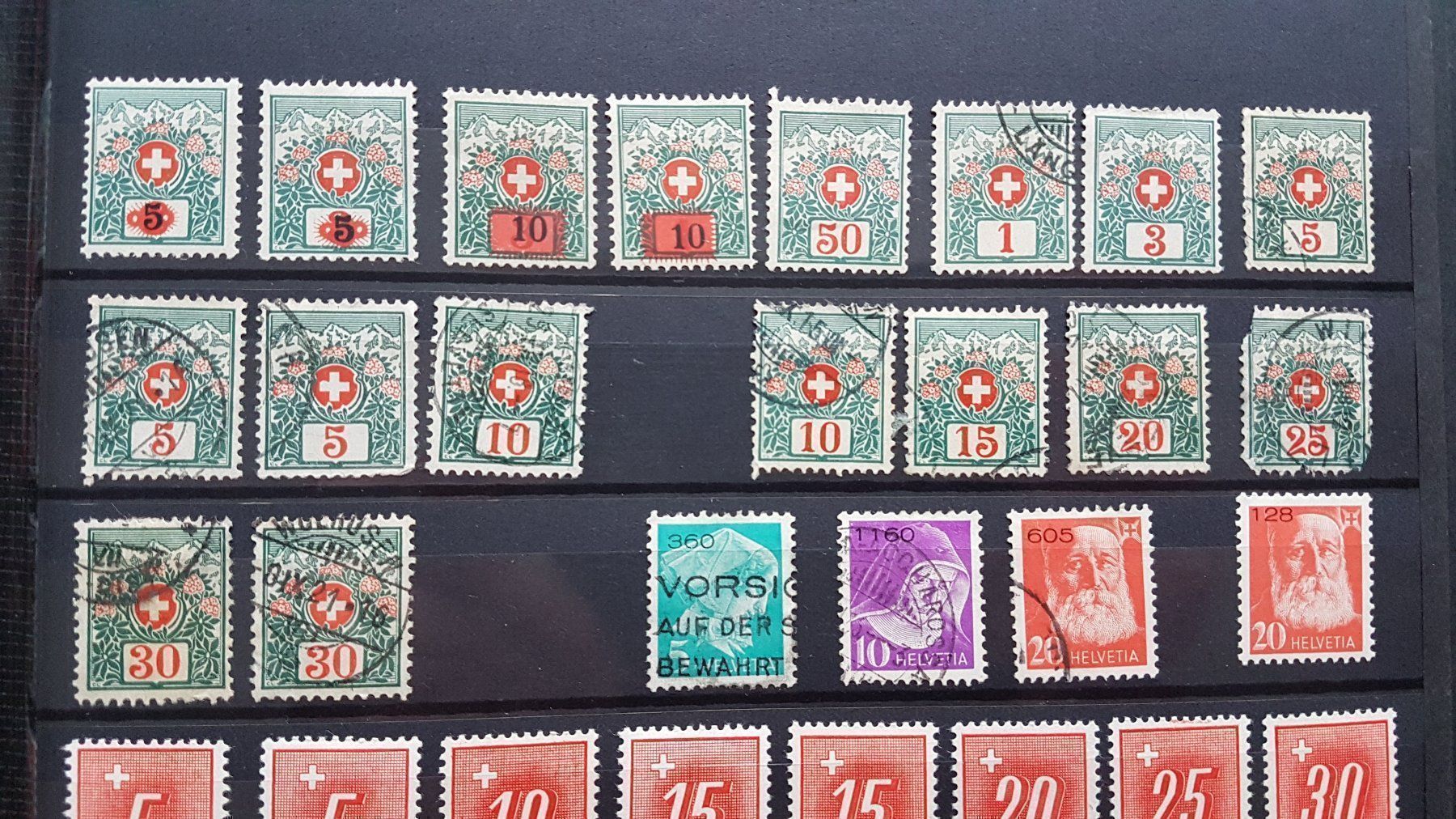 Tutti i francobolli: Portomarken undurchsucht – Nuovo (secondo la descrizione) da Schliern b. Köniz venduto da joni20 2