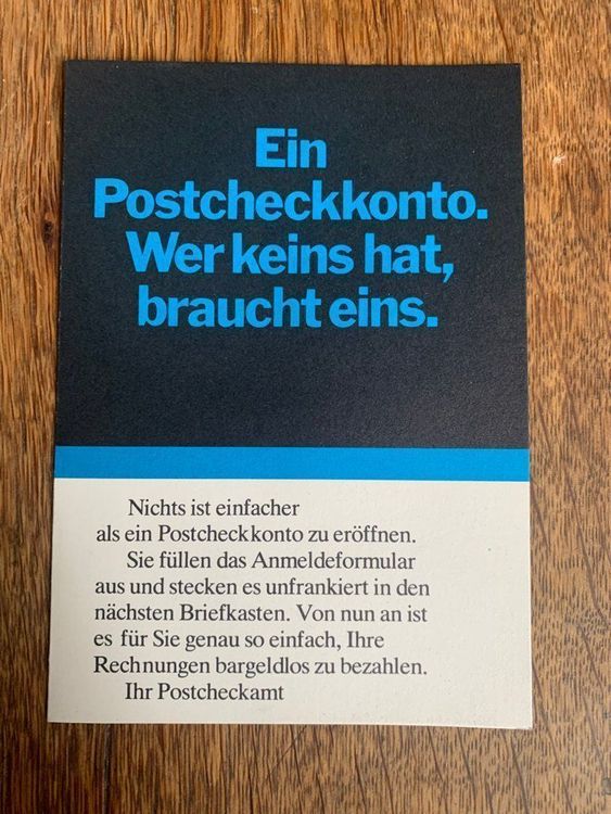 Alle Briefmarken: 4 Briefmarken 1981 - Postcheckkonto (A6) – Neu und originalverpackt aus Kirchlindach von nurapolis 1