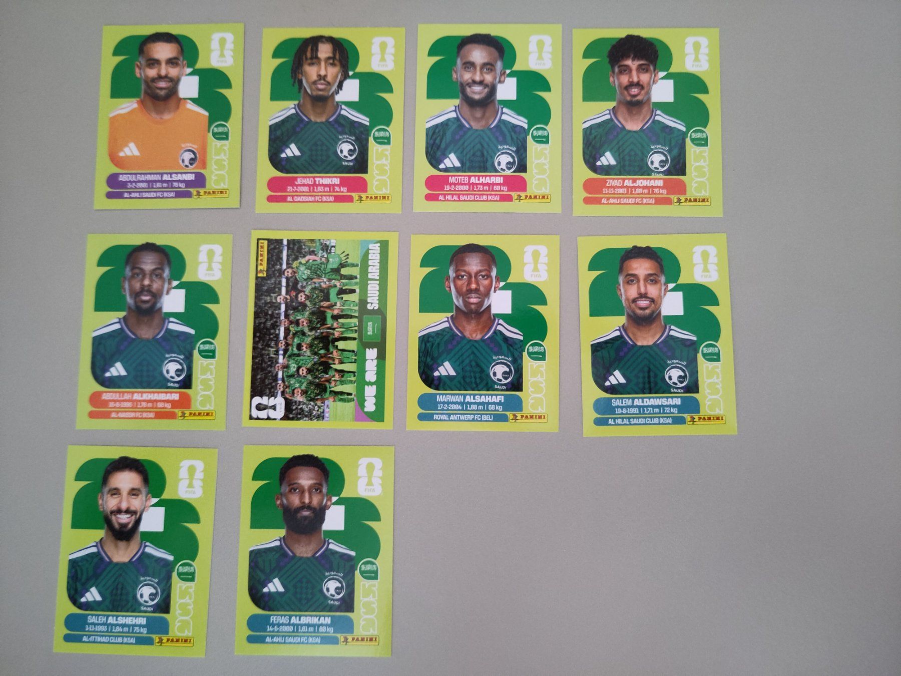Panini Cartes à collectionner: FIFA Panini Saudi Arabia (KSA) – D'occasion à Bern par gil_rkx8