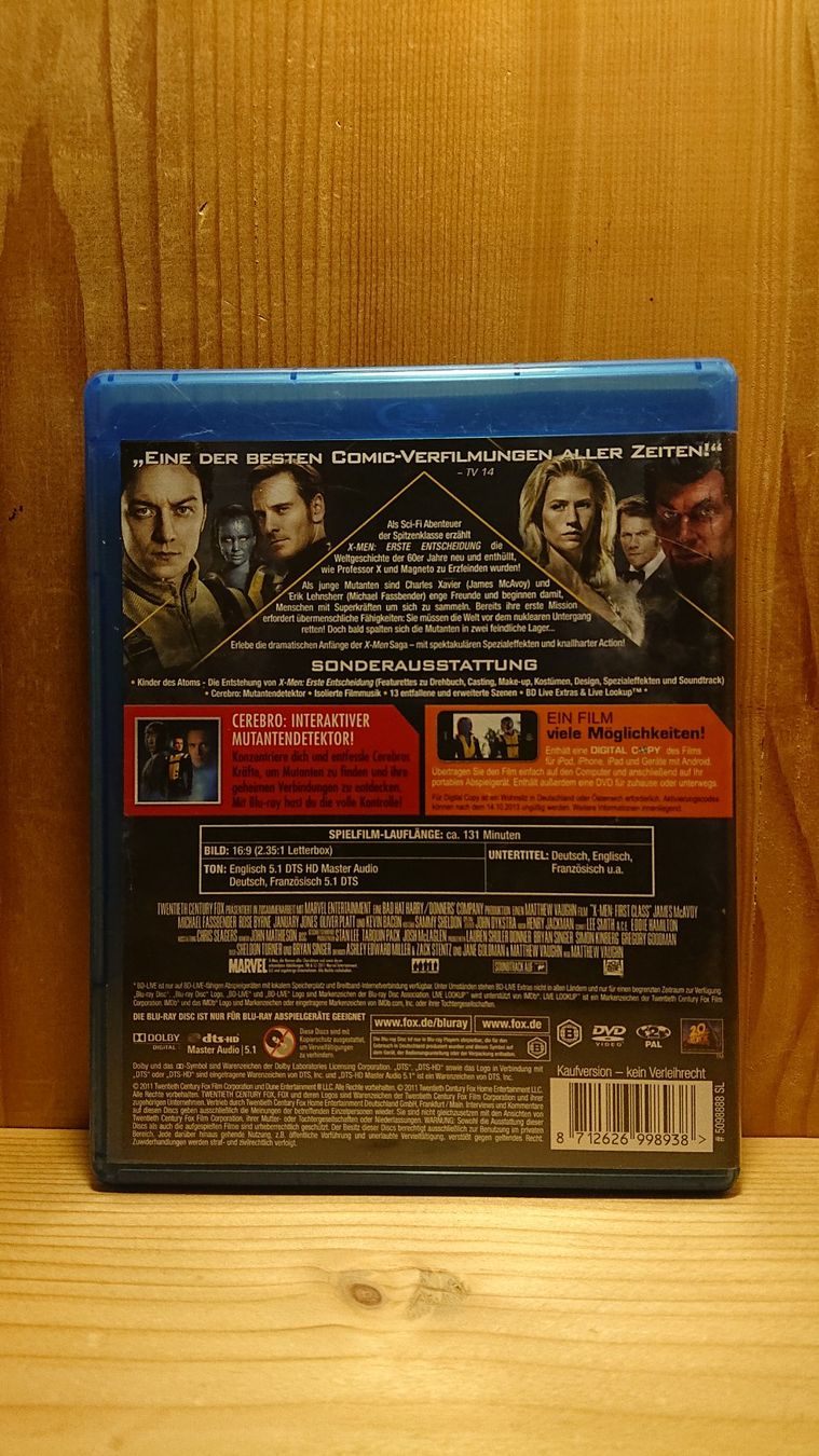 Tous les DVDs: X-MEN Erste Entscheidung Blu-Ray – D'occasion à Wilderswil par Exebub 1