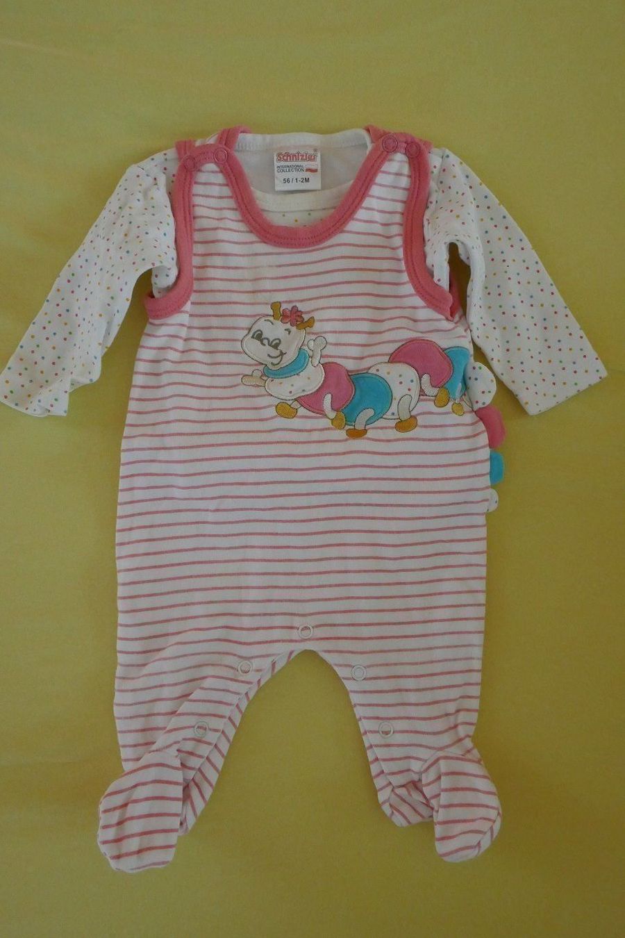 Lotti & Set di vestiti: Lieblicher Zweiteiler mit Raupe, Gr. 56 – Usato da Horgen venduto da Feli39