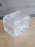 Vintage Kristalldose Aschenbecher Bonboniere France Art Deco