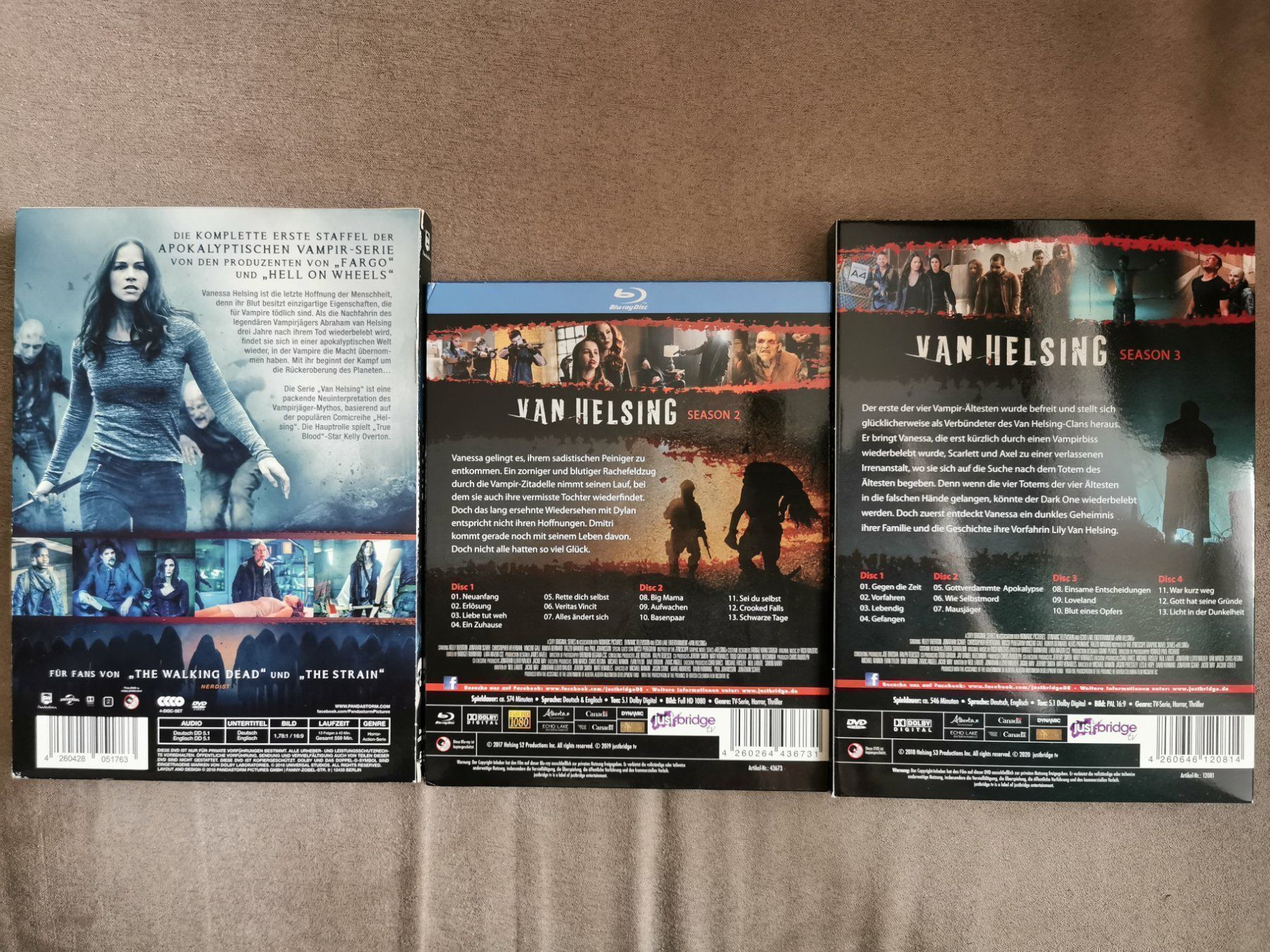 Tutti i DVDs: Van Helsing Staffel 1-3 – Nuovo (secondo la descrizione) da Hägendorf venduto da Rammstein13 1
