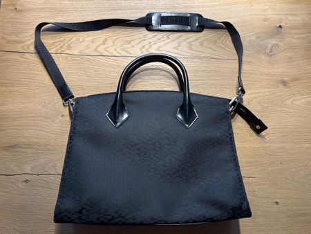 Schicke Navyboot Tasche schwarz,  mit viel Stauraum