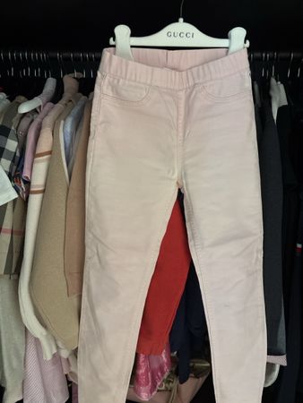 H&M Mädchen Jeggings, Gr. 140, rosa, Stretch, Top Zustand!