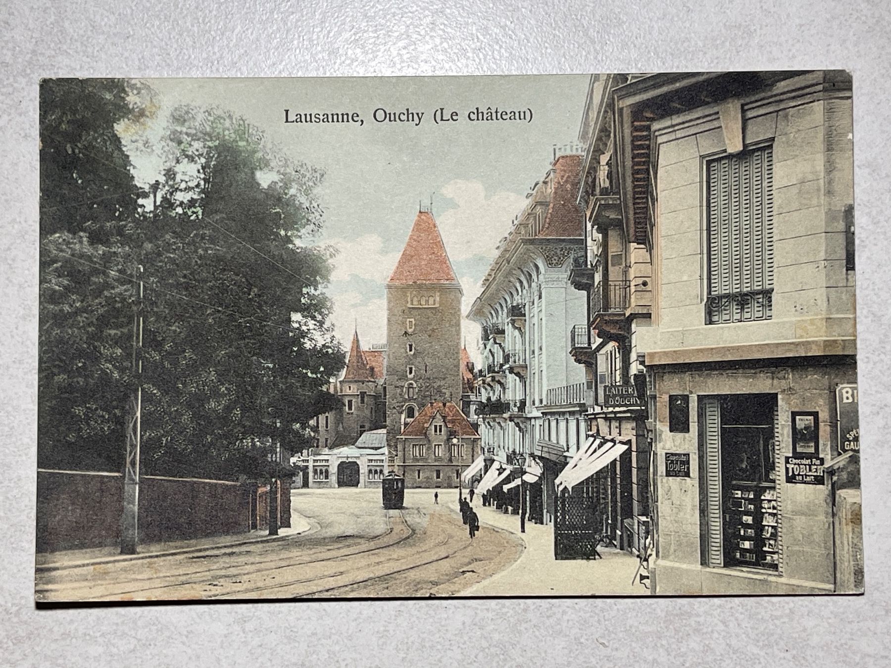 Cartes postales: Lausanne Ouchy, Le château – D'occasion à Strengelbach par Aschatan5