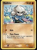 Meditite EX Crystal Guardians 56/100 Pokemon EN