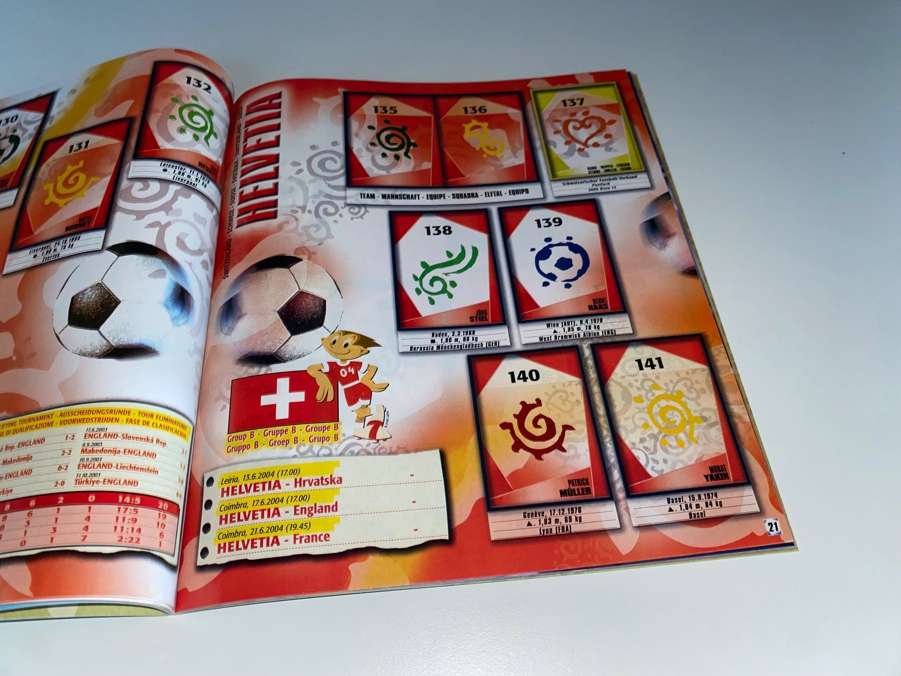 Panini Alben: Panini Leeralbum EM 2004. Mit Ronaldo. – Neu (gemäss Beschreibung) aus Hergiswil LU von FcMalkov 5