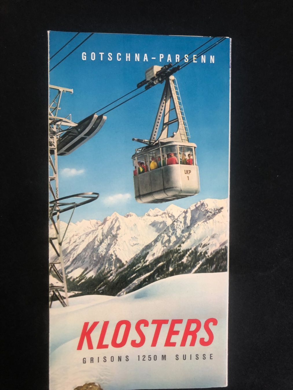 Documenti: Klosters-Prospekt, ca 1950er Jahre – Usato da Dietikon venduto da Tiburon6 1