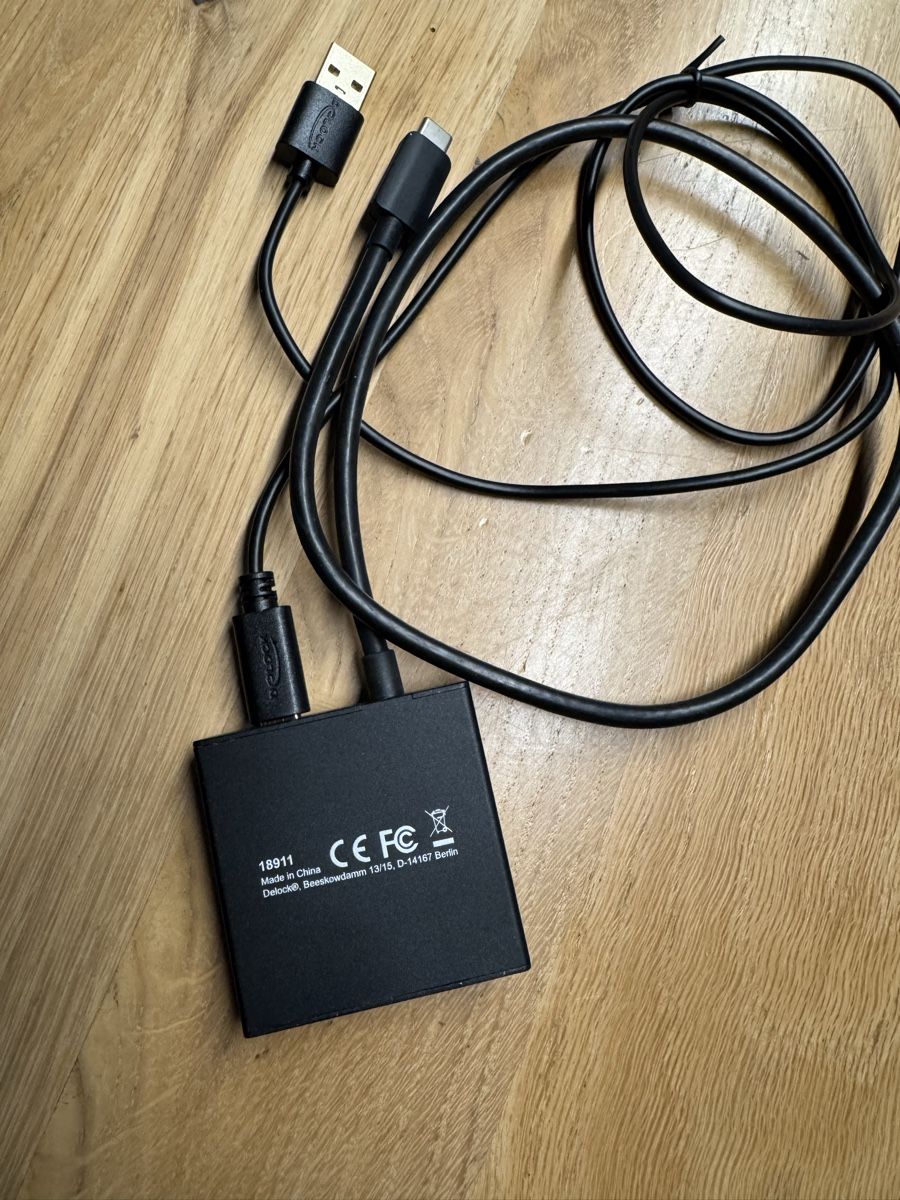 Unità & Adattatore: DeLock USB-C Umschalter – Nuovo (secondo la descrizione) da Grosswangen venduto da winkelfeld 1
