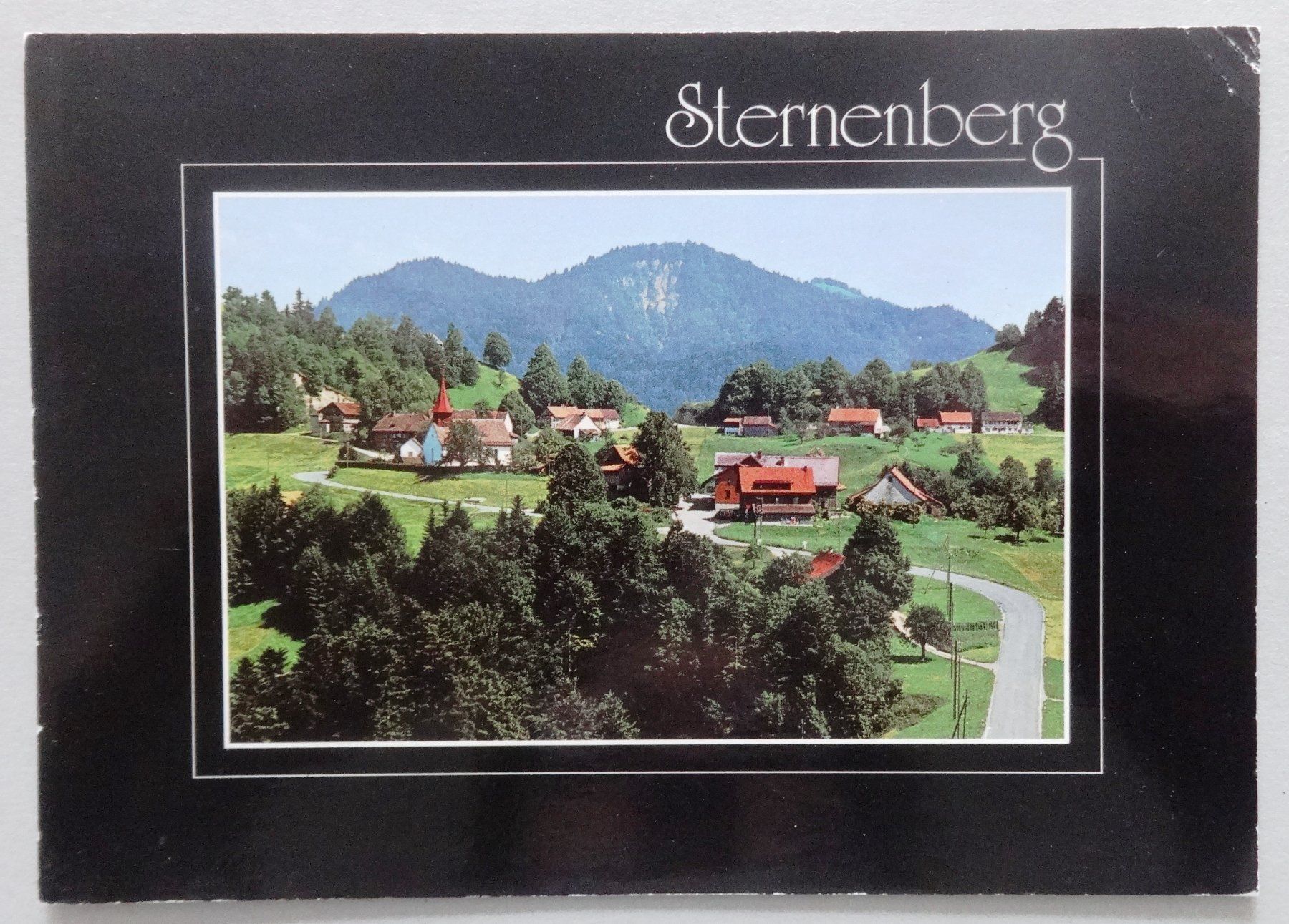 Cartoline postali: Sternenberg ZH, Blick auf Hörnli – Difettoso da Fétigny venduto da Billy2miny