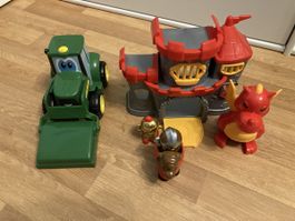 John Deere Fahrzeug und Ritterburg