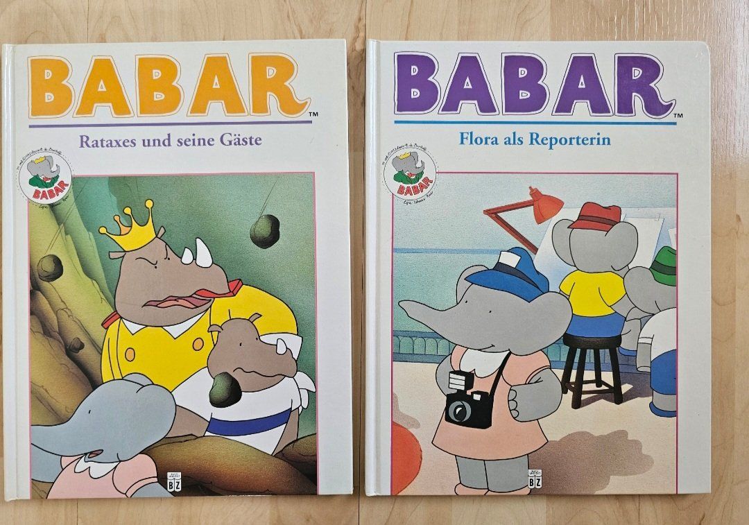 Bücher: Babar Bücher (2Stück) – Gebraucht aus Balterswil von Dikdik1992