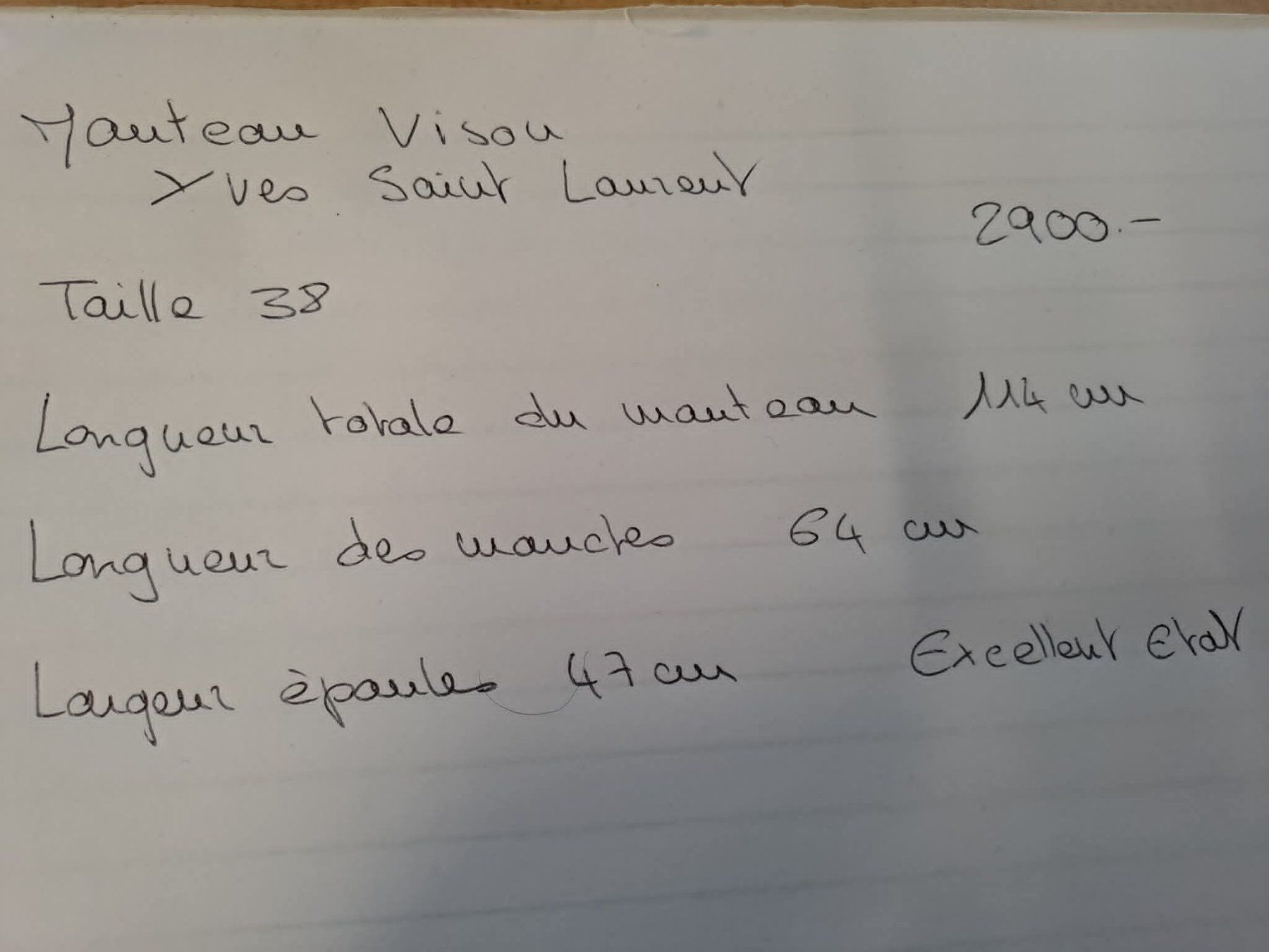 Cappotti: Manteau  Yves Saint Laurent – Usato da La Chaux-de-Fonds venduto da Emmaus2300CDF 5