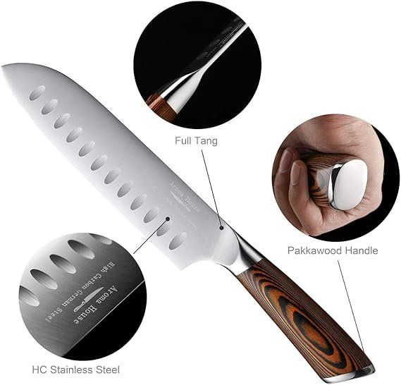 Küchenmesser: Santoku Messer 18 cm, Profi Kochmesser – Neu und originalverpackt aus Oberentfelden von ase_sk8n 4