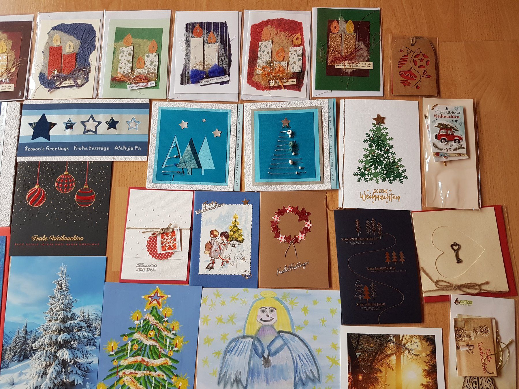 Karten: WEIHNACHTSKARTEN / PAKETANHÄNGER/ AUFKLEBER – Neu und originalverpackt aus Sax von prinzenrollen 2
