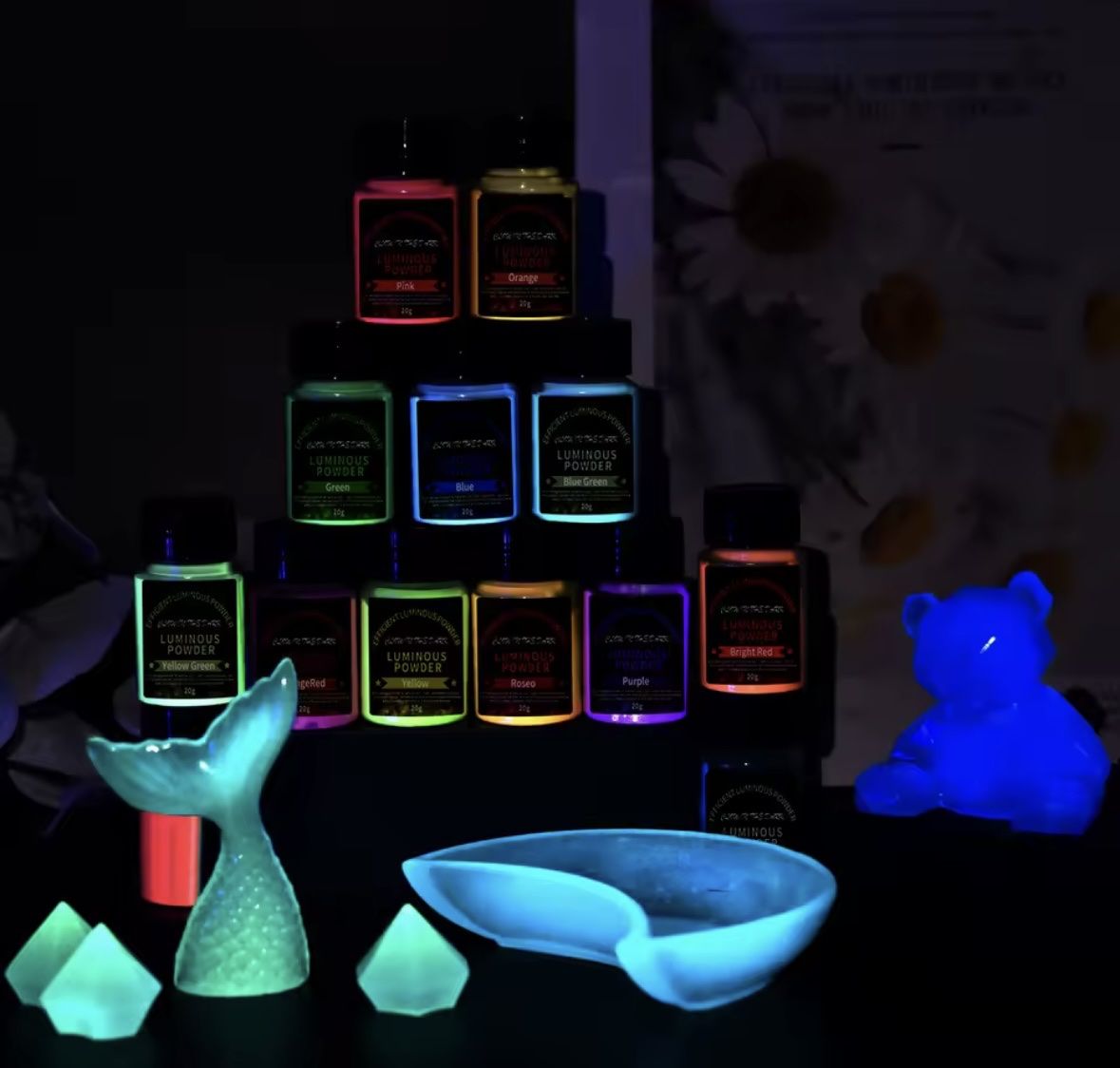Kit bricolage: 20g Leuchtpigment - Sky Blue – Nuovo e nell'imballaggio originale da Luzern venduto da MusikElektronikShop 3