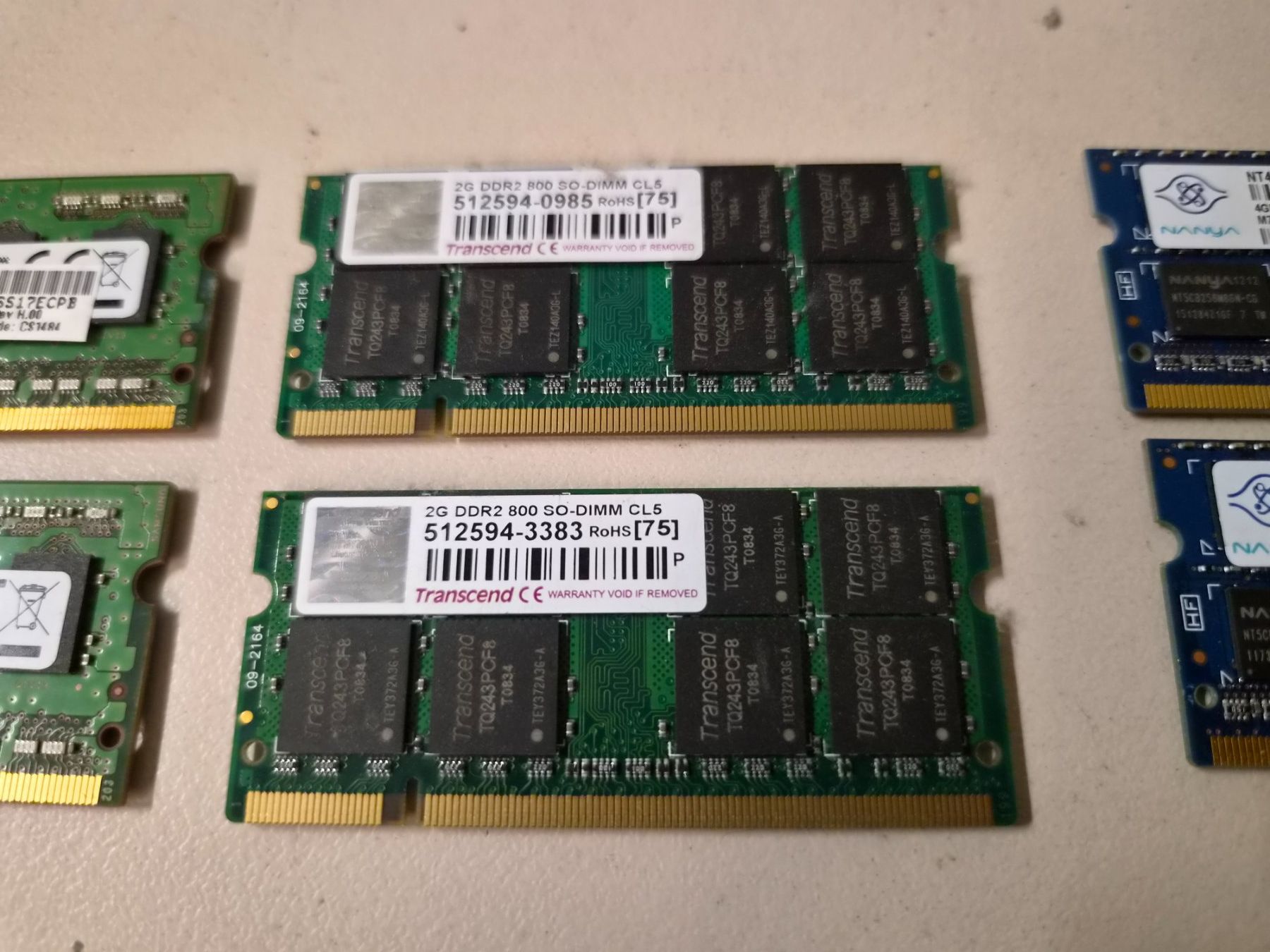 Memoria / RAM: Lot de barrette ram – Usato da Conthey venduto da greenday85 2