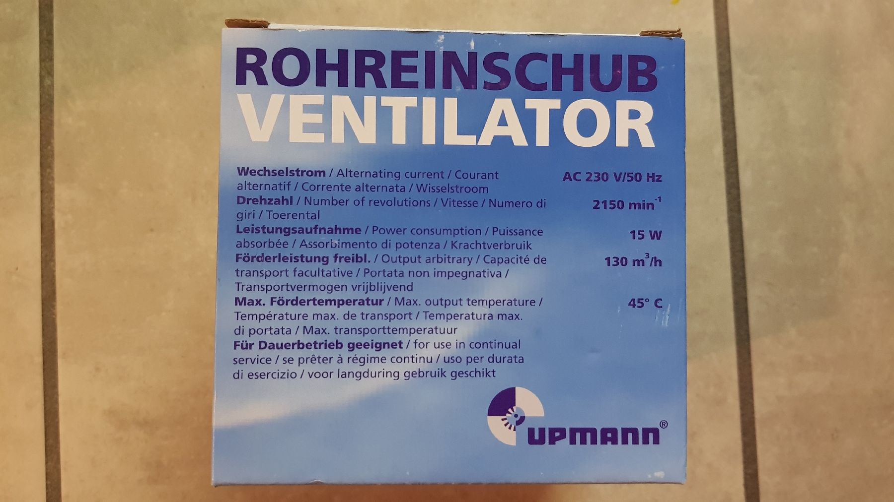 Ventilatori: Einschubventilator Upmann – Nuovo e nell'imballaggio originale da Zillis venduto da fab_6z7x 2