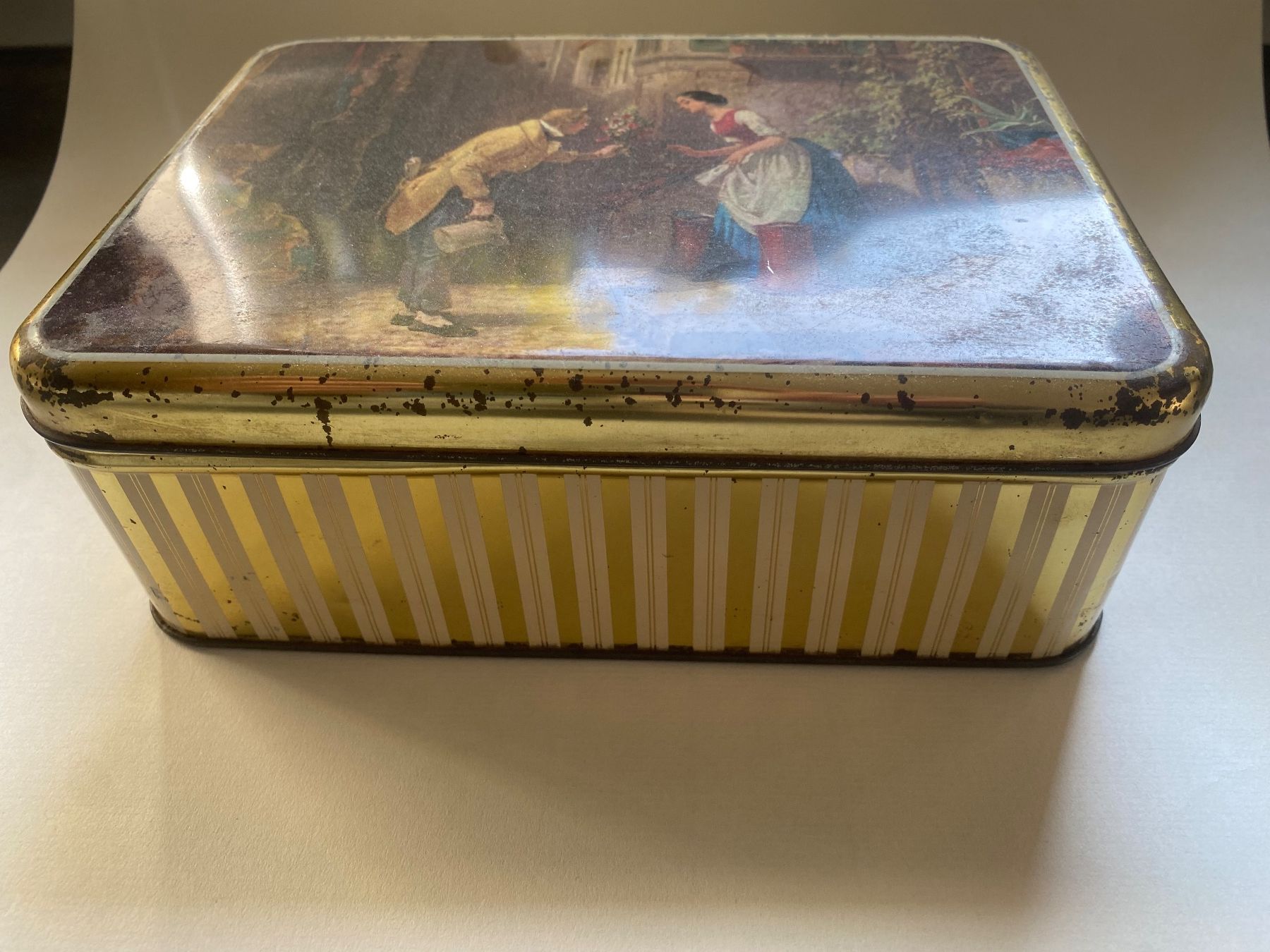 Zuccheriere: Vintage Blechdose Mondamin Spitzweg – Usato da Winterthur venduto da Winterthurer123 1