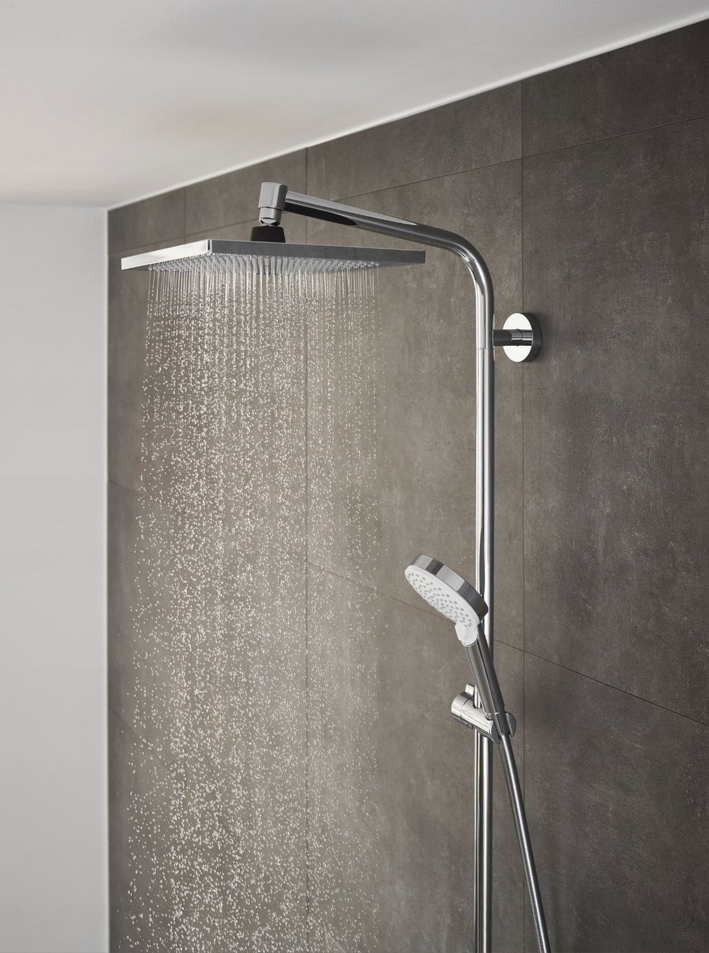 Hansgrohe Docce: Hansgrohe Crometta E 240 EcoSmart Duschsystem mit Thermostat – Nuovo e nell'imballaggio originale da Luzern venduto da BestMobile 9