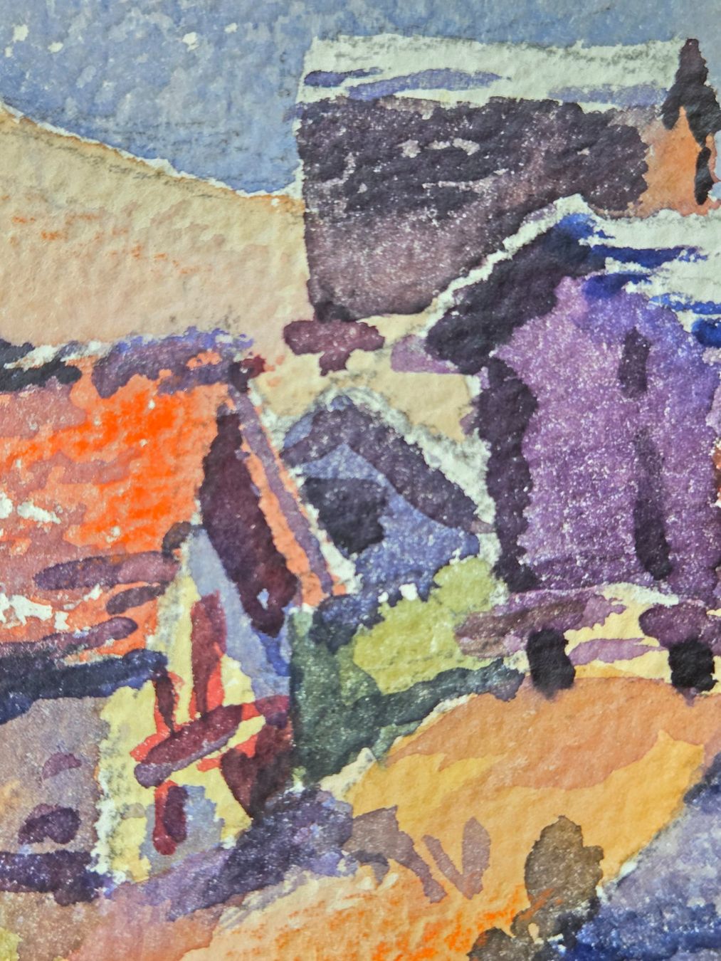 Dipinti: Aquarell Ferdinand Meyer-Streiff Zermatt VS 1948 – Usato da Rheinfelden venduto da Badelus 5