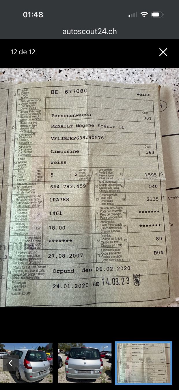 Renault Autos: Vender – D'occasion à Biel/Bienne par hasa03 8