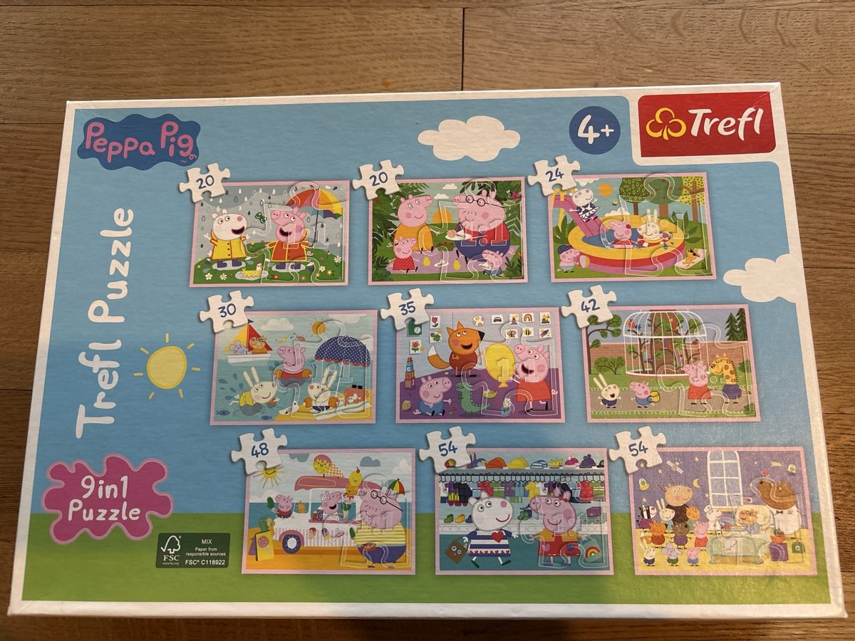 Puzzle: Peppa Pig Puzzle 9 in 1 – Usato da Winterthur venduto da Pulator