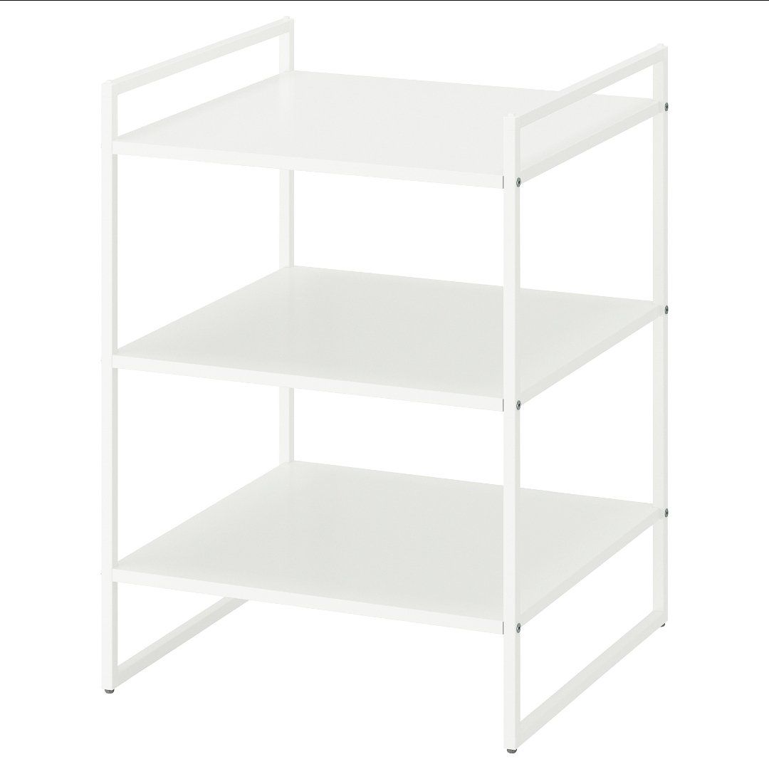 Ikea Scaffali: Ikea Gestell «Jonaxel», weiss – Usato da Adliswil venduto da jaska0716