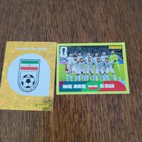 Panini 26 Iran Wappen und Mannschaft