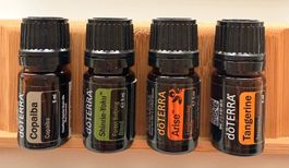doTERRA Set 4x 5ml | Copaiba, Tangerine, Arise, Shinrin-Yoku