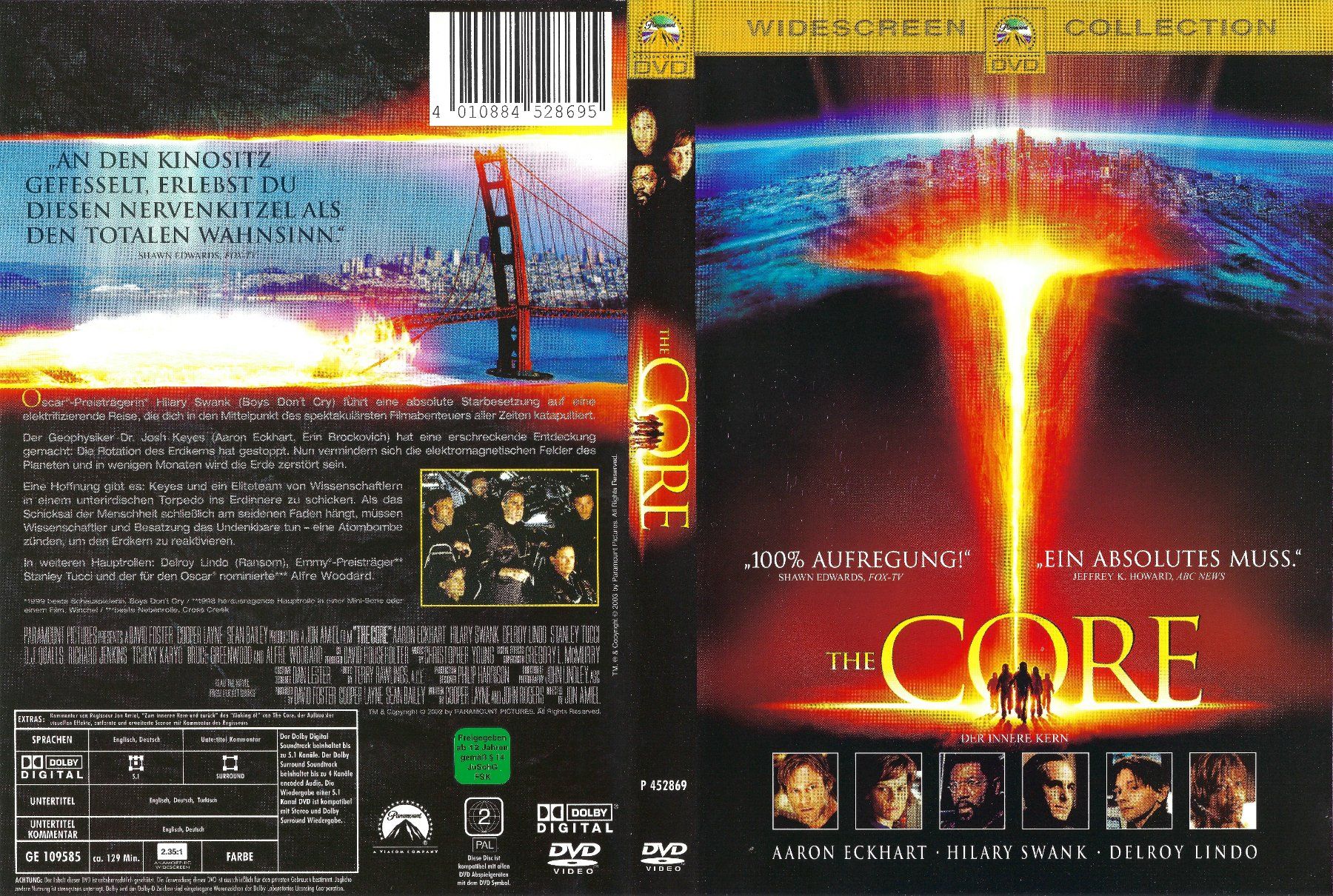Alle DVDs: The Core – Gebraucht aus Zürich von Cineasten