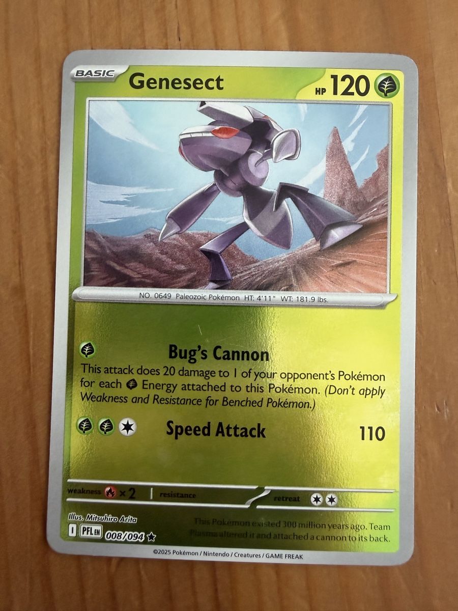 Pokémon Carte collezionabili: Genesect (PFL008) – Nuovo (secondo la descrizione) da Vevey venduto da Matx
