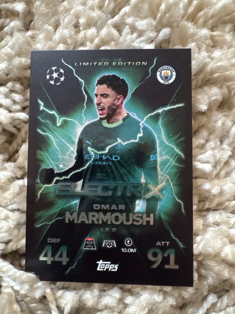 Topps Cartes à collectionner: Topps Match Attax Extra Omar Marmoush – Neuf (Voir description) à Muolen par Pelon1