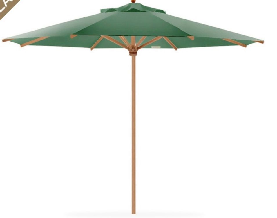 Sonnenschirm von Weishäupl in Schilfgrün (Durchmesser 3m) Kaufen auf