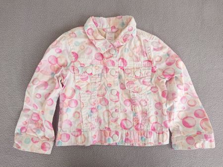 Baby Girl Jeansjacke C&A Gr. 86 Seifenblasen 100% Baumwolle