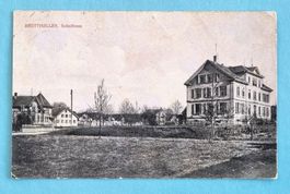 Brüttisellen - Schulhaus - Dorfpartie - 1927