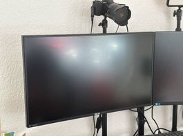 Écran Gaming Asus + support double écran