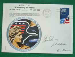 Ersttagsbrief Apollo 17, Wasserung im Pazifik, 19. Dez. 1972