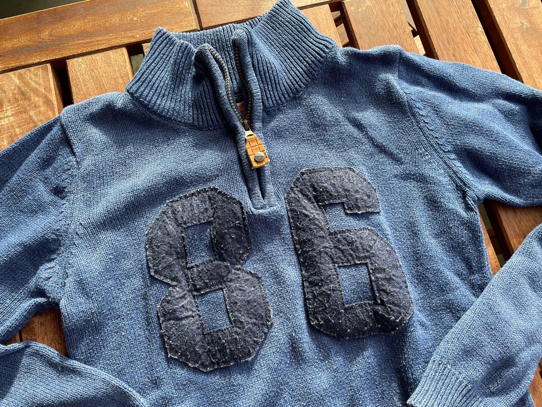 Du Pareil au Même Pullover & Sweatshirts: DPAM Troyer blau 134 – Gebraucht aus Bern von brup 1