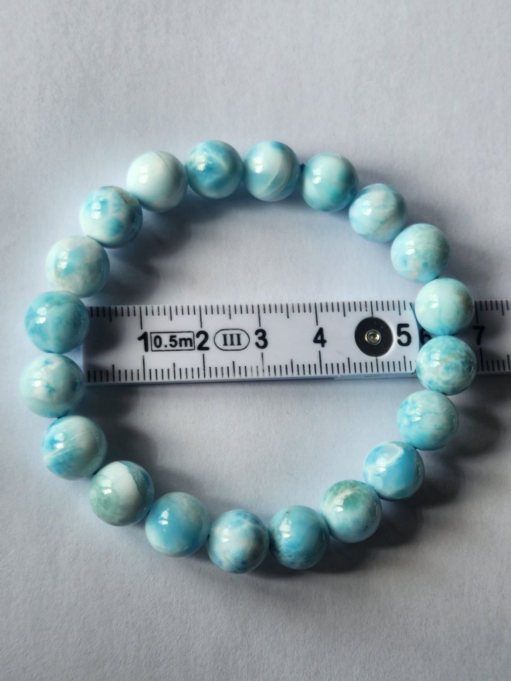 Edelsteine: Blue Larimar Gemstone Bracelet Rare Color and Pattern – Gebraucht aus St. Gallen von GIULESGG 8