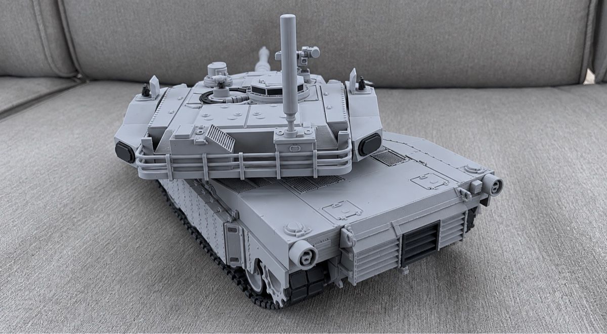 Kit di modellismo & Modellini statici: Panzer Modell M1 Abrams grau Kunststoff neu! – Nuovo (secondo la descrizione) da Niederhasli venduto da nic_65cm 4