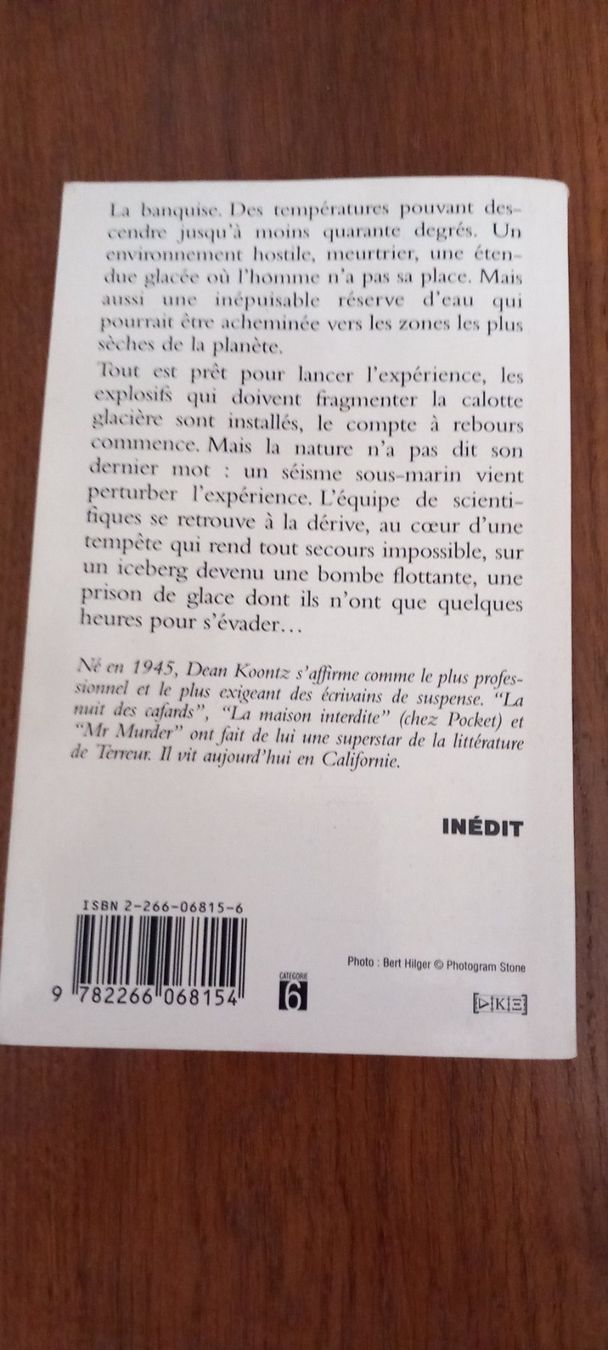 Libri: Prison de glace – Usato da Le locle venduto da juliensaran 2
