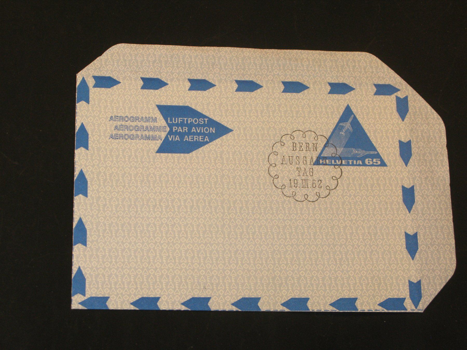 Tutti i francobolli: FDC Aerogramm 9.3.1964 Bern – Usato da Riken AG venduto da HEROWE