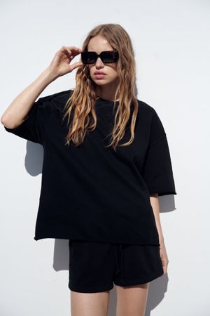 Zara Black Oversized Pullover S
