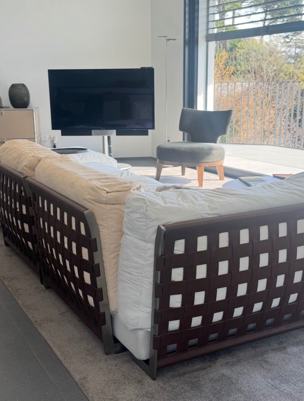 Flexform Divani: Flexform Cestone, Textilien müssen erneuert werden . – Usato da Andermatt venduto da sunshine2025