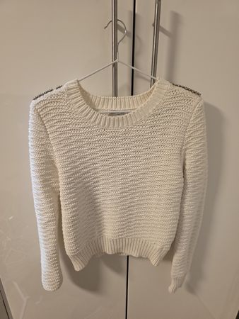 Off-white cotton pullover from Les Petites